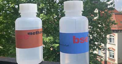 Samples power-based methanol for analysis